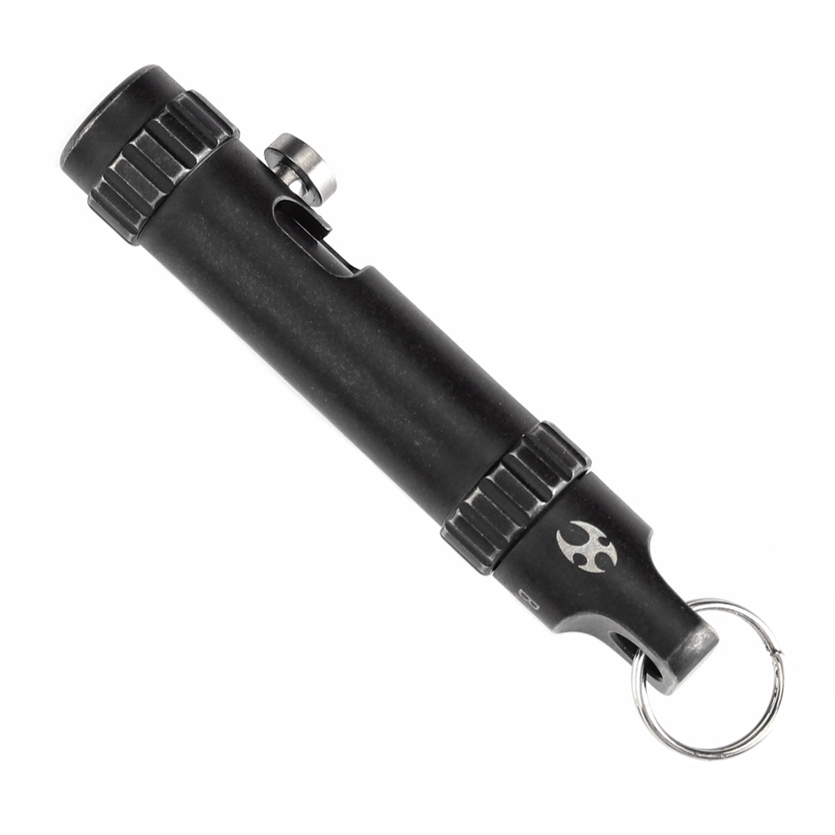 Kansept EDC Bolt Fidget G013A2 Black Titianium with Bolt Mechanism for Stress Relieving with Key Chain for Lanyard Hole-Kevin Passon Designed