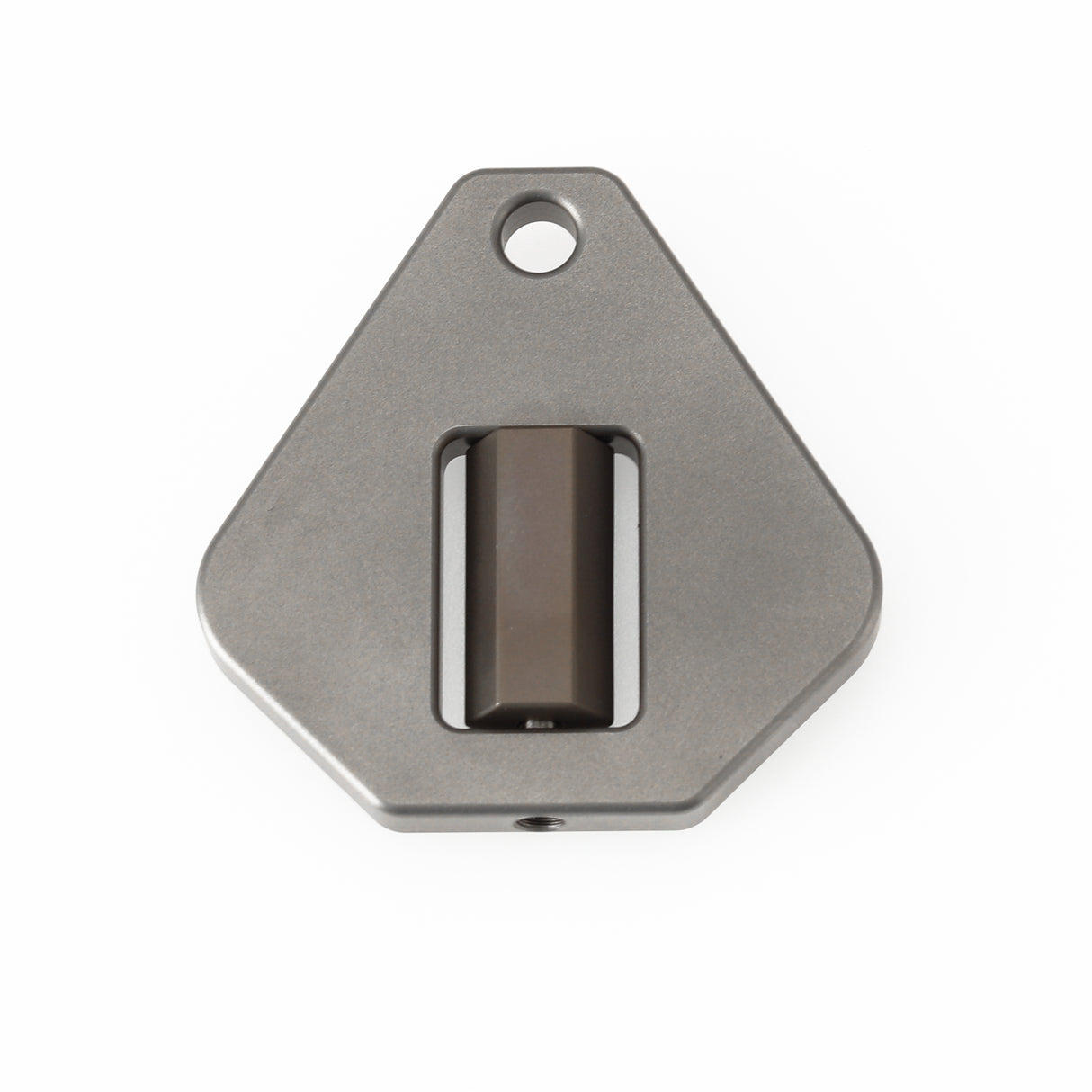 Kansept Titanium G012A1 Twister – Raw Ti with Antique Bronze Spinner EDC Fidget Tool for Everyday Stress Relief