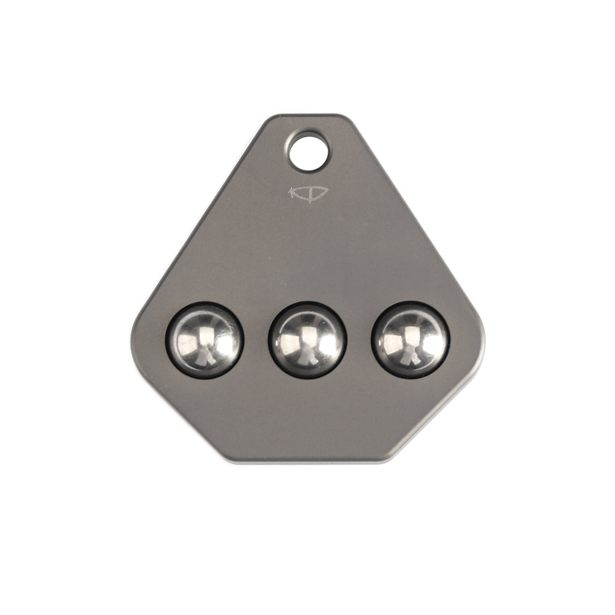 Kansept EDC Roller G012R2 Bronze Titianium with Three Steel Balls for Stress-Relief with Lanyard Hole EDC-Kevin Passon Designed