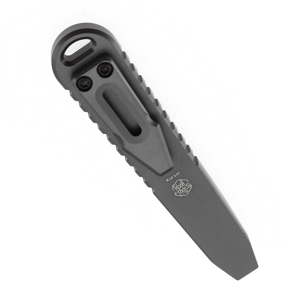 Kansept EDC Tool Kursor G015B1 Gray Anodized Titanium+Arctic Storm Fatcarbon Koch Tools Designed