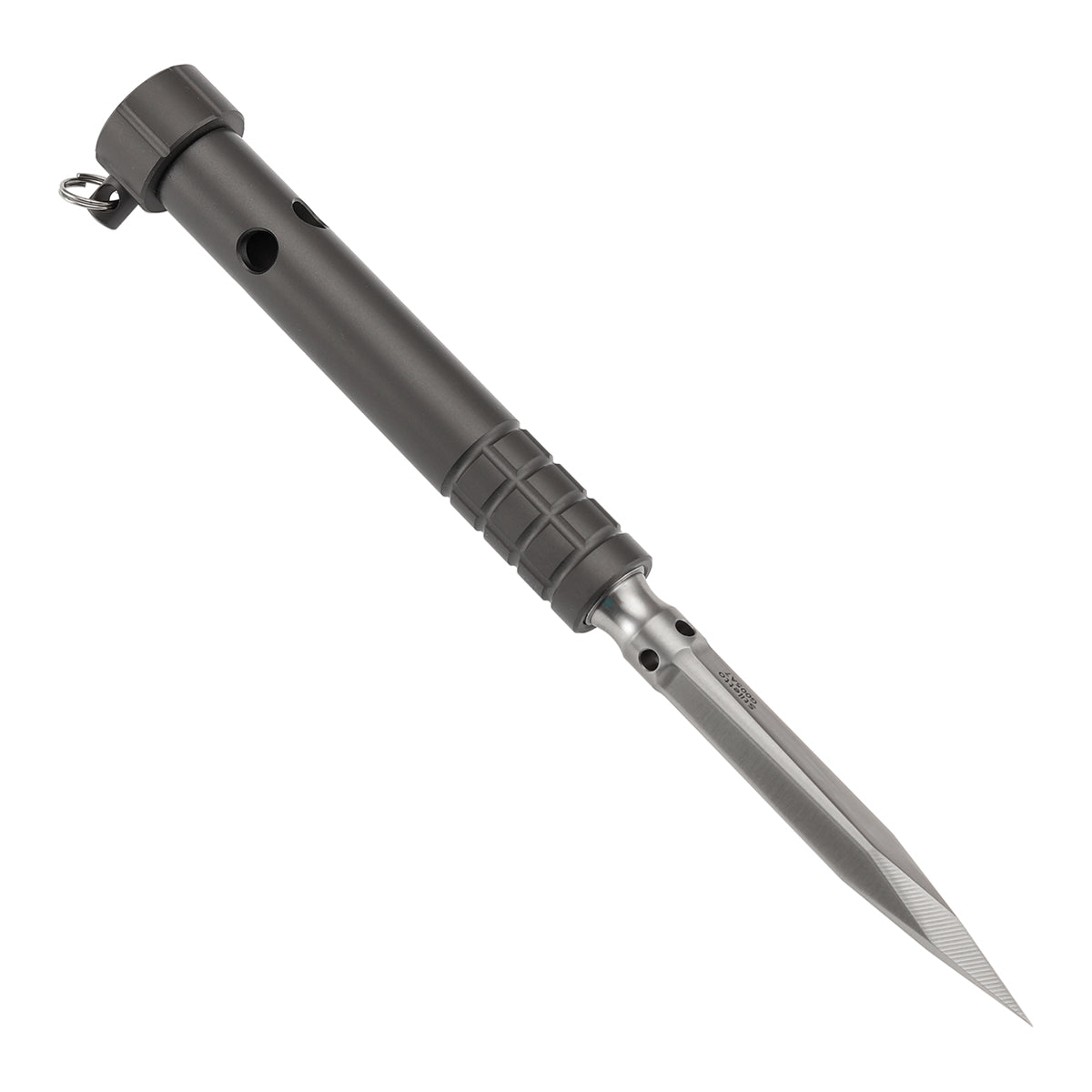 Kansept EDC Stiletto Satin 5Cr13 Blade & Grey Anodized Titanium Designed by Marco Panella Sleek EDC Gear- G005A7