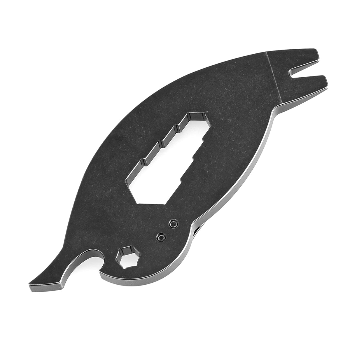 Kansept EDC CrowBar G009A1 Blackwash Titanium Multifunctional EDC Tool for Everyday Carry Designed by Rolf Helbig