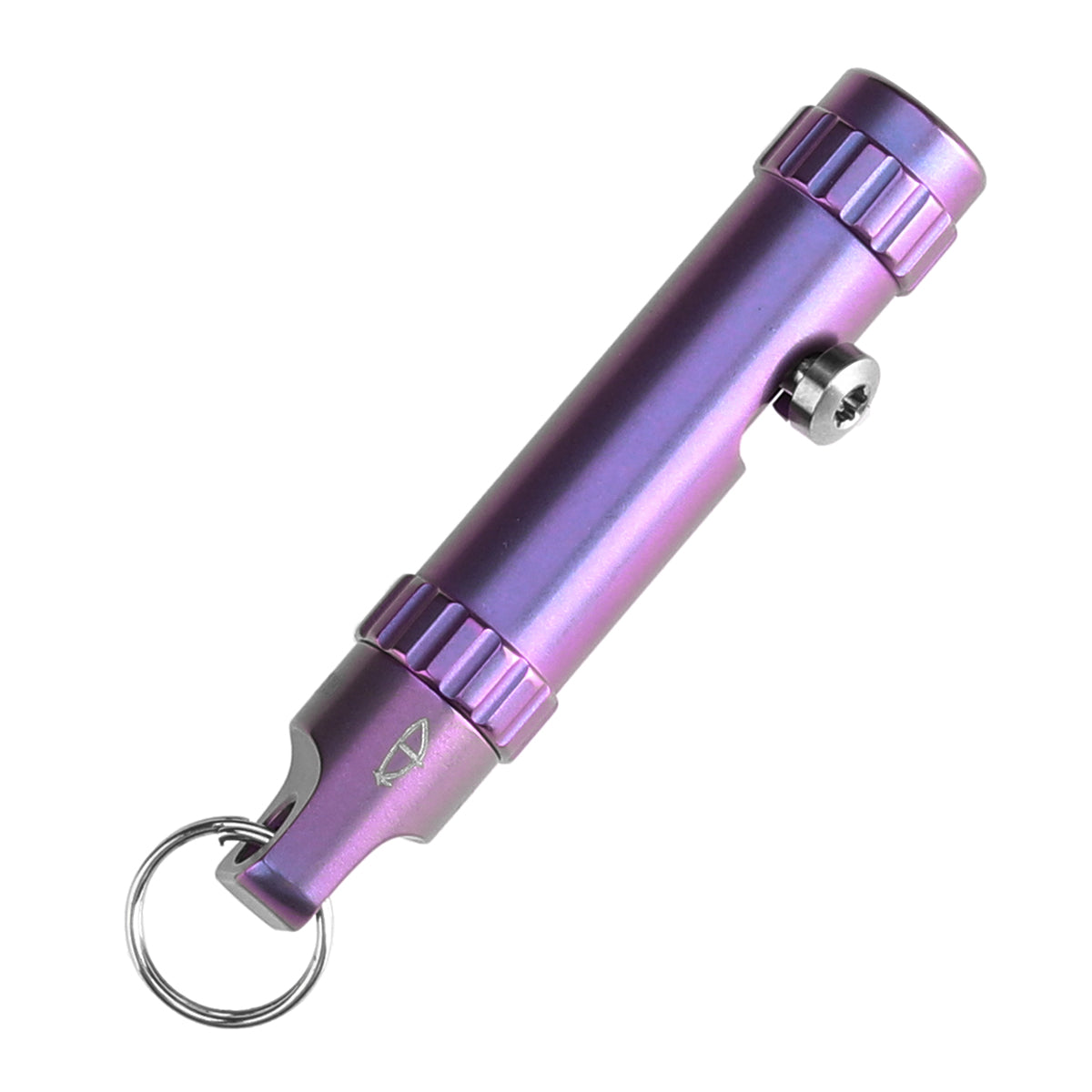 Kansept EDC Bolt Fidget G013A5 Purple Titianium with Bolt Mechanism for Stress Relieving with Key Chain for Lanyard Hole-Kevin Passon Designed