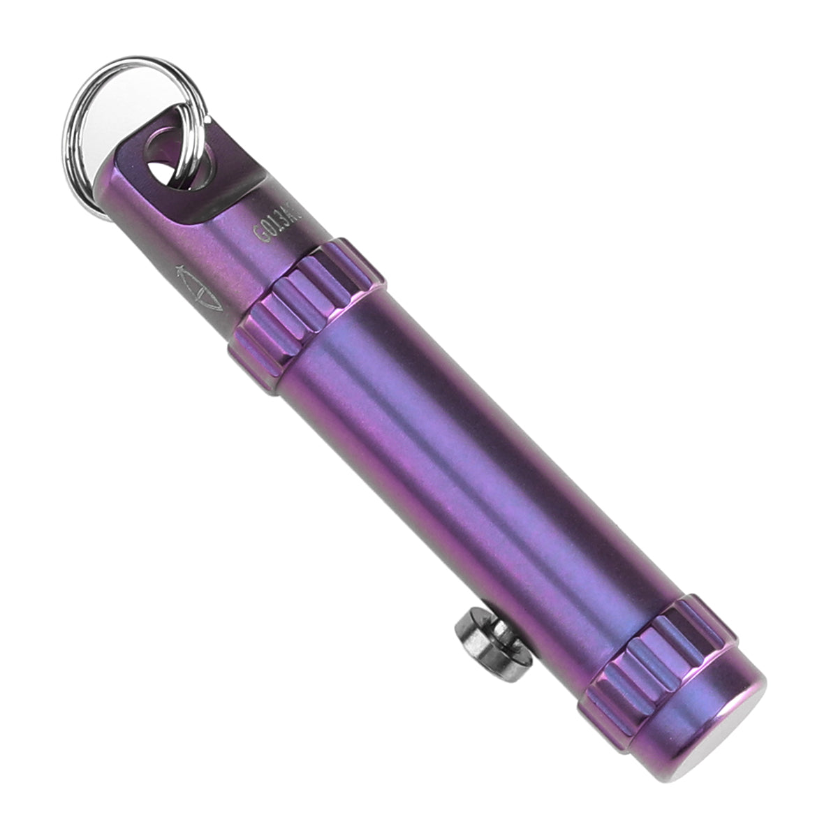 Kansept EDC Bolt Fidget G013A5 Purple Titianium with Bolt Mechanism for Stress Relieving with Key Chain for Lanyard Hole-Kevin Passon Designed