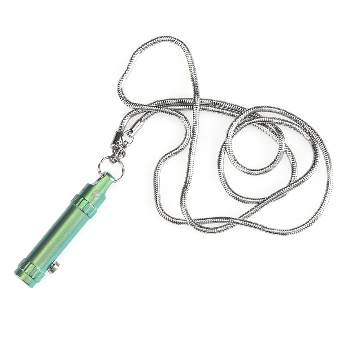 Kansept EDC Bolt Fidget G013A4 Green Titianium with Bolt Mechanism for Stress Relieving with Key Chain for Lanyard Hole-Kevin Passon Designed