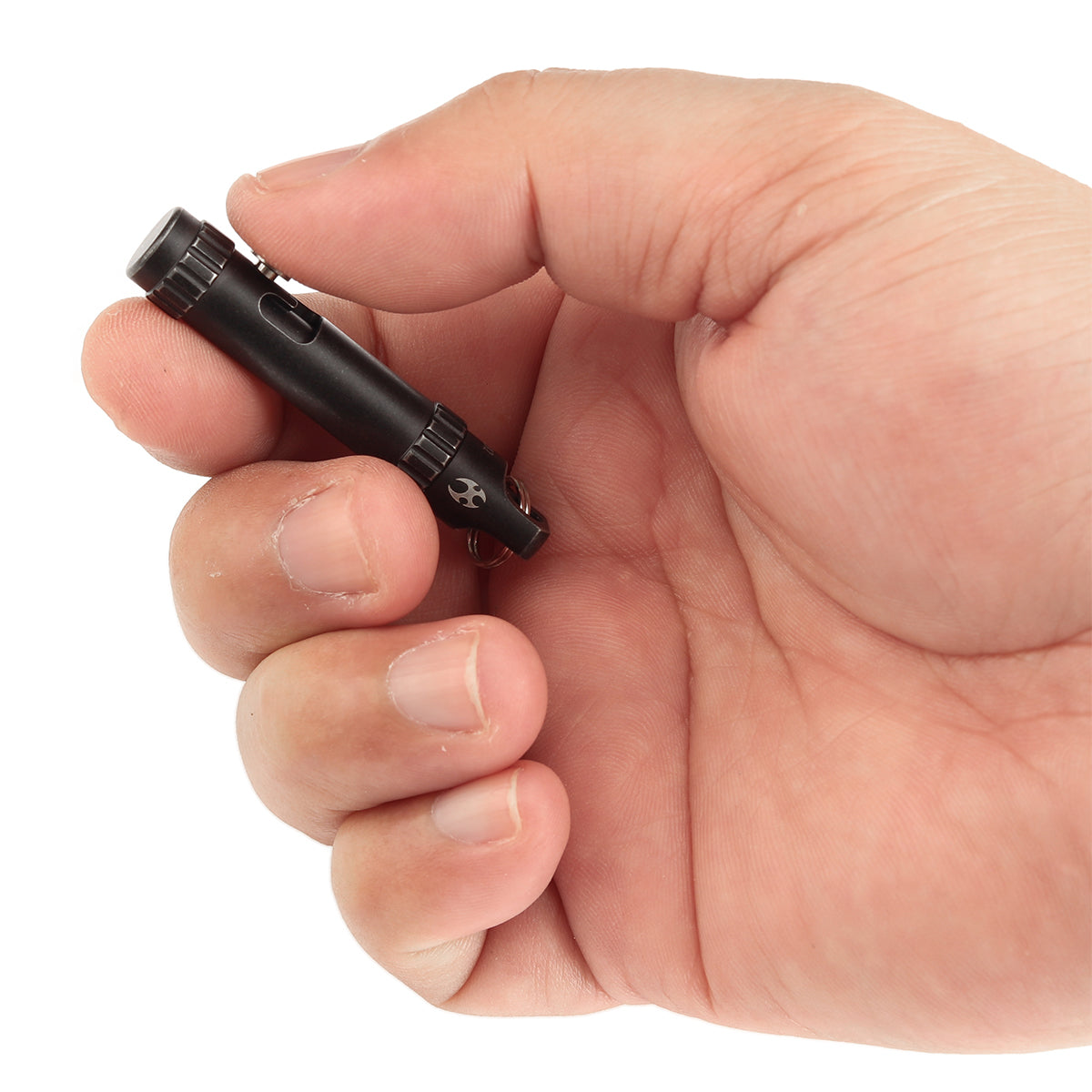 Kansept EDC Bolt Fidget G013A2 Black Titianium with Bolt Mechanism for Stress Relieving with Key Chain for Lanyard Hole-Kevin Passon Designed