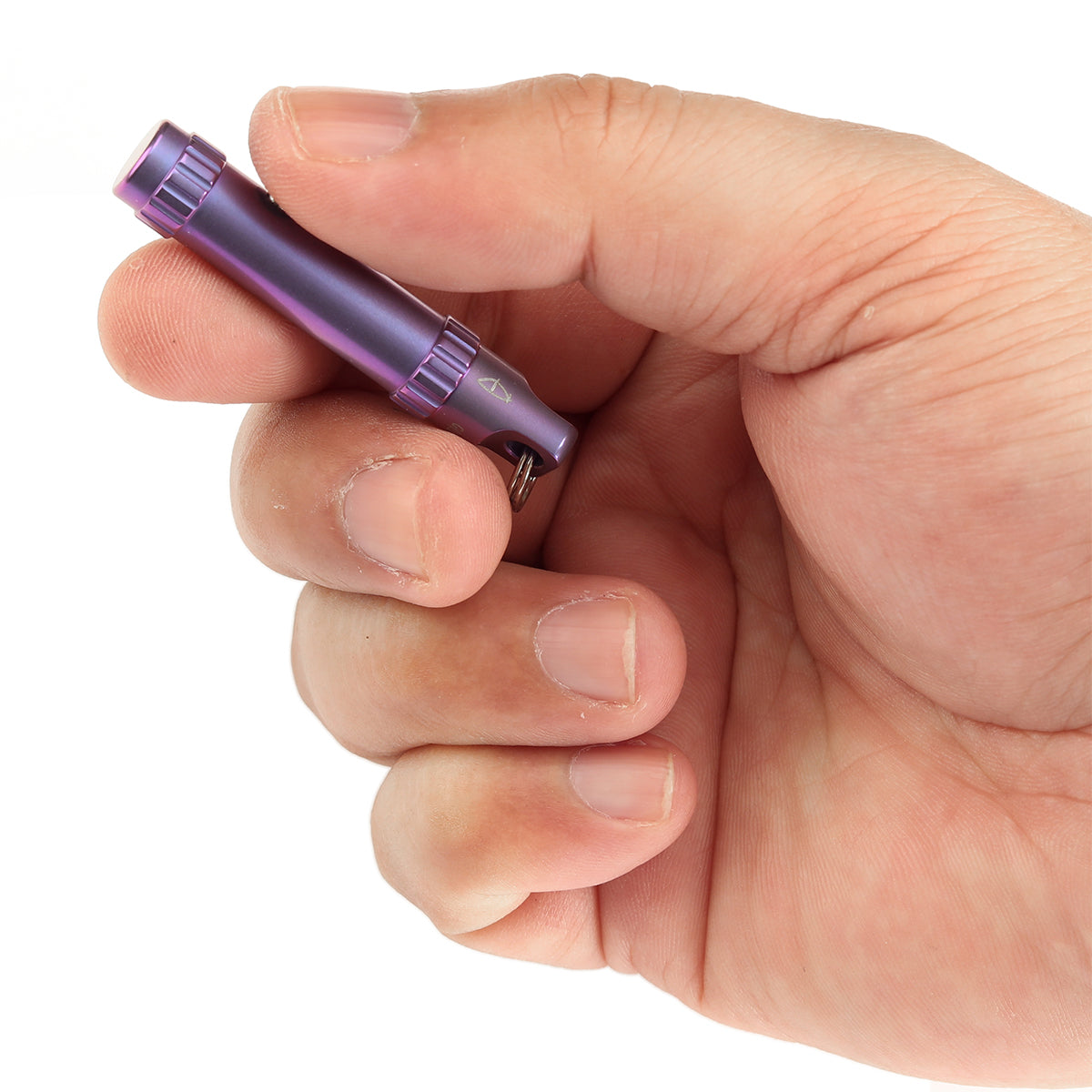 Kansept EDC Bolt Fidget G013A5 Purple Titianium with Bolt Mechanism for Stress Relieving with Key Chain for Lanyard Hole-Kevin Passon Designed