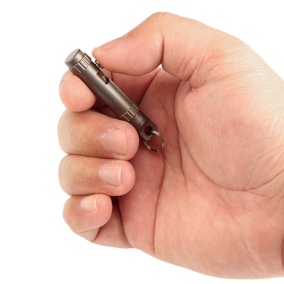 Kansept EDC Bolt Fidget G013A3 Bronze Titianium with Bolt Mechanism for Stress Relieving with Key Chain for Lanyard Hole-Kevin Passon Designed