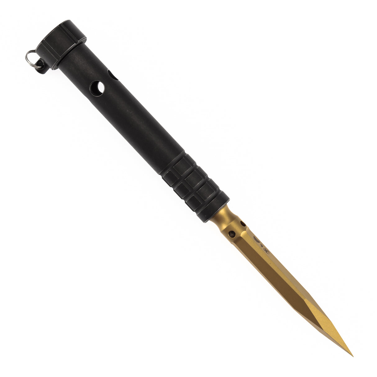 Kansept EDC Stiletto Bronze Coated 5CR13 Blade & Black Anodized Titanium Handle Designed by Marco Panella Sleek EDC Gear- G005A8