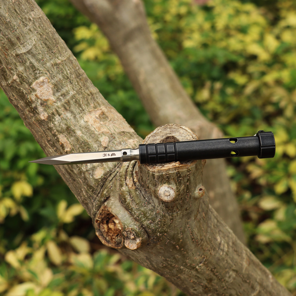 Kansept EDC Stiletto Satin 5Cr13 Blade & Black Anodized Titanium Designed by Marco Panella Sleek EDC Gear- G005A3