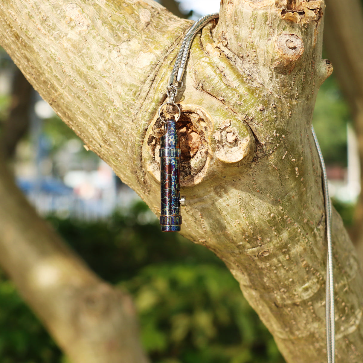 Kansept EDC Bolt Fidget G013A6 Lightning Strike Titianium with Bolt Mechanism for Stress Relieving with Key Chain for Lanyard Hole-Kevin Passon Designed