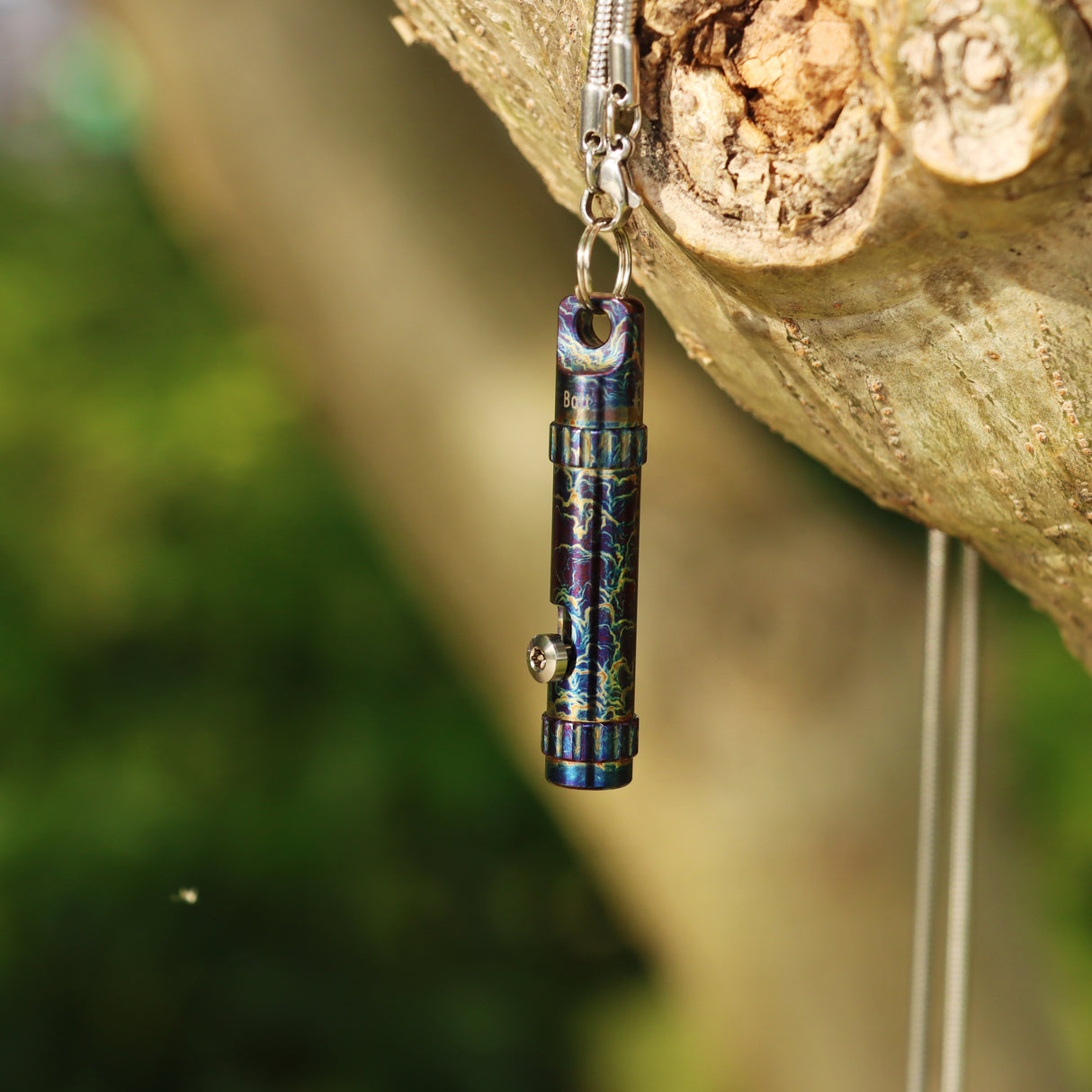 Kansept EDC Bolt Fidget G013A6 Lightning Strike Titianium with Bolt Mechanism for Stress Relieving with Key Chain for Lanyard Hole-Kevin Passon Designed