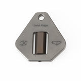 Kansept Titanium G012A1 Twister – Raw Ti with Antique Bronze Spinner EDC Fidget Tool for Everyday Stress Relief