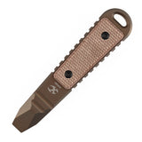 Kansept EDC Tool Kursor G015C3 Bronze Anodized Titanium +Brown Micarta Inlay Koch Tools Designed