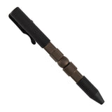 Kansept Titanium EDC Bolt-Action Pen Customizer G013P4– Black  and Bronze Titanium with Jackpot Vibes Pattern Designed by Kevin Passon