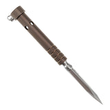 Kansept EDC Stiletto Satin 5Cr13 Blade & Bronze Anodized Titanium Designed by Marco Panella Sleek EDC Gear- G005A9