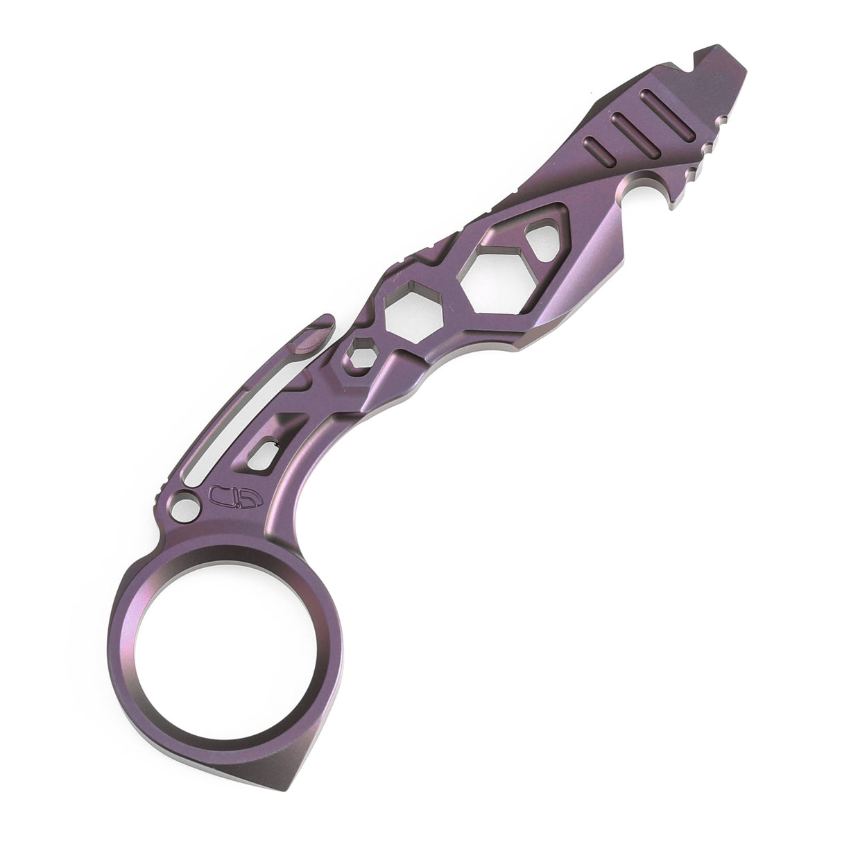 Kansept EDC PryMate G008A4 Purple Anodized Titianium Multifunctional EDC Tool for Everyday Carry Designed by Sebastian Irawan