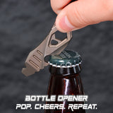 Kansept EDC PryMate G008A6 Bronze Titanium Multi-Tool Pry Bar| Glass Breaker| Bottle Opener|Hex Bit - Design by Sebastian Irawan