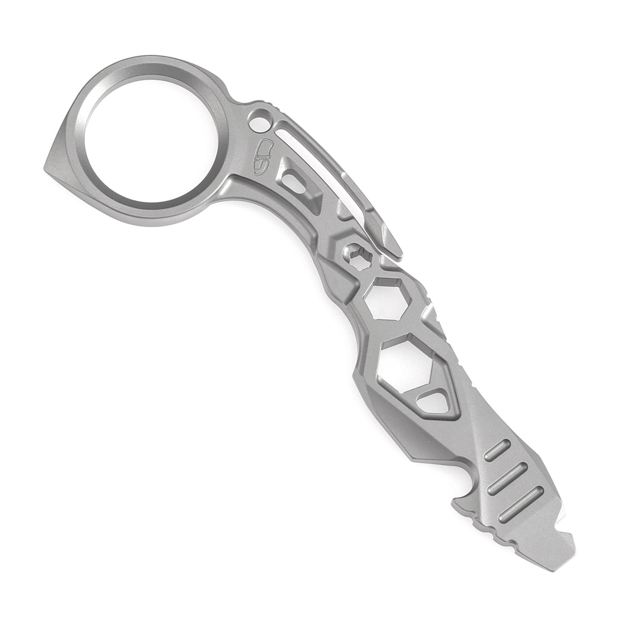 Kansept EDC PryMate G008A1 Plain Titianium Multifunctional EDC Tool for Everyday Carry Designed by Sebastian Irawan