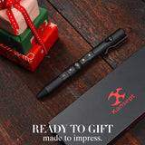 Kansept EDC Titanium Bolt-Action Pen Customizer– Customizable Inserts, Viking Pattern | Designed by Kevin Passon|G013P2