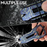 PryOfSorts Titanium EDC Multi-Tool | Pry Bar, Bottle Opener & Magnetic Bit Driver | Lightning Strike Finish | Designed by Koch Tools-C010A1