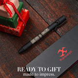 Kansept EDC Titanium Bolt-Action Pen Customizer – Customizable Inserts, Jackpot Vibes Pattern | Designed by Kevin Passon|G013P4