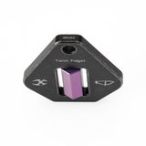 Kansept Titanium G012A3 Twister – Blackwash Ti with Antique Purple Anodized Spinner EDC Fidget Tool for Everyday Stress Relief