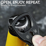 PryOfSorts Titanium EDC Multi-Tool | Pry Bar, Bottle Opener & Magnetic Bit Driver | Blackwash | Designed by Koch Tools-C010A2