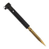 Kansept EDC Stiletto Bronze Coated 5CR13 Blade & Black Anodized Titanium Handle Designed by Marco Panella Sleek EDC Gear- G005A8