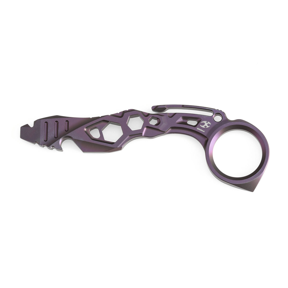 Kansept EDC PryMate G008A4 Purple Anodized Titianium Multifunctional EDC Tool for Everyday Carry Designed by Sebastian Irawan