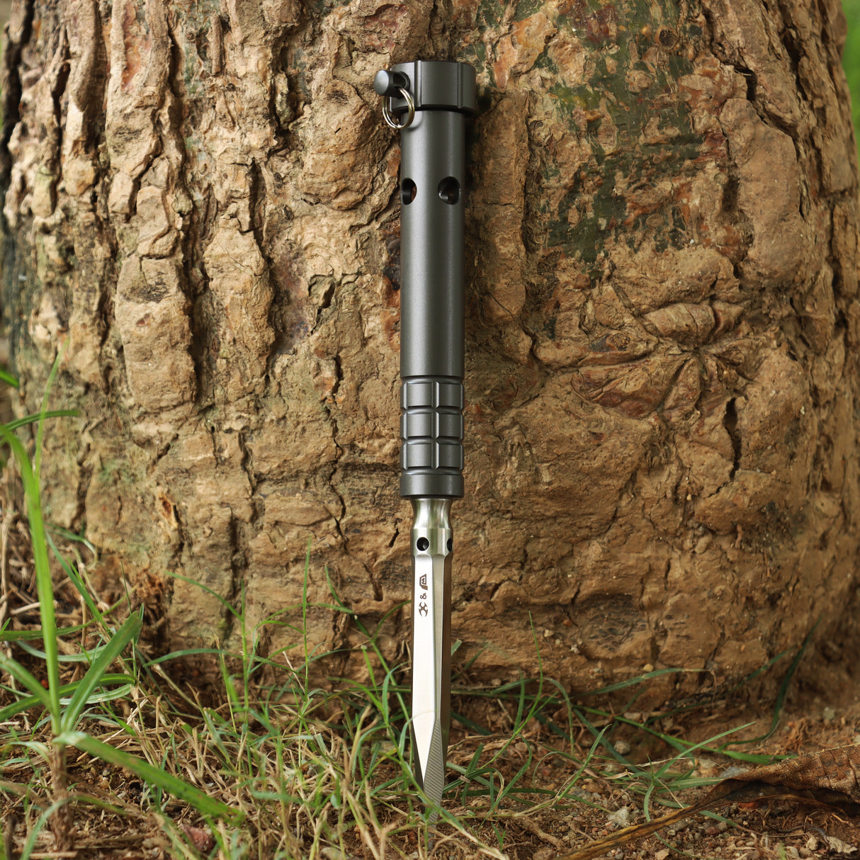 Kansept EDC Stiletto Satin 5Cr13 Blade & Grey Anodized Titanium Designed by Marco Panella Sleek EDC Gear- G005A7