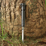 Kansept EDC Stiletto Satin 5Cr13 Blade & Grey Anodized Titanium Designed by Marco Panella Sleek EDC Gear- G005A7