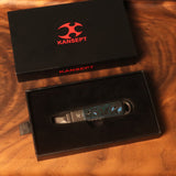 Kansept EDC Tool Kursor G015B1 Gray Anodized Titanium+Arctic Storm Fatcarbon Koch Tools Designed