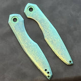 KANSEPT Halide | Green Anodized Crystalized Titanium Handle Scales