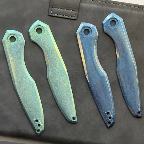 KANSEPT Halide | Green Anodized Crystalized Titanium Handle Scales